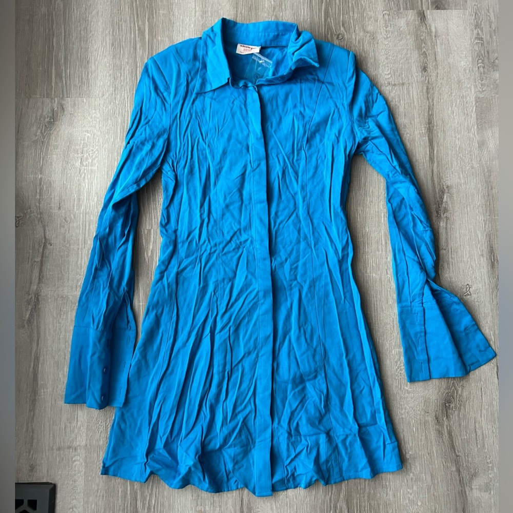 showpo size 8 blue dress